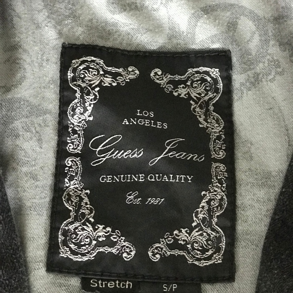 "Guess Jeans" Black Denim Jacket